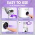 Rebeccah's Well Being 4 Settings, Portable Bottle Warmer for Travel with built in Nightlight, Fast Heat Lightweight