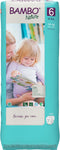 Bambo Nature Premium Baby Diapers, Size 6, 40 Count - Green Bag