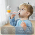 TOP BRIGHT 3-in-1 Montessori Toy for Toddler, Whistle, Ball Blowing, Floating Blow Pipe Balls for 3-5 Year Olds