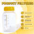 MaiTianna 4PCS 5oz 8oz,Bottle Replacement Collar Rings for Medela Bottles & Caps Compatible with Plastic & Glass