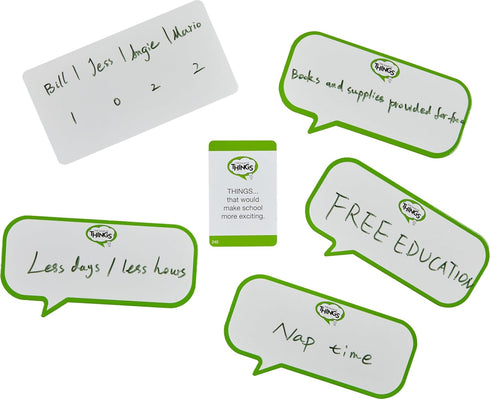 The Game of Things - Party Game for Teens & Adults, Family Night Board Game with Erasable Boards & Wet Erase Markers