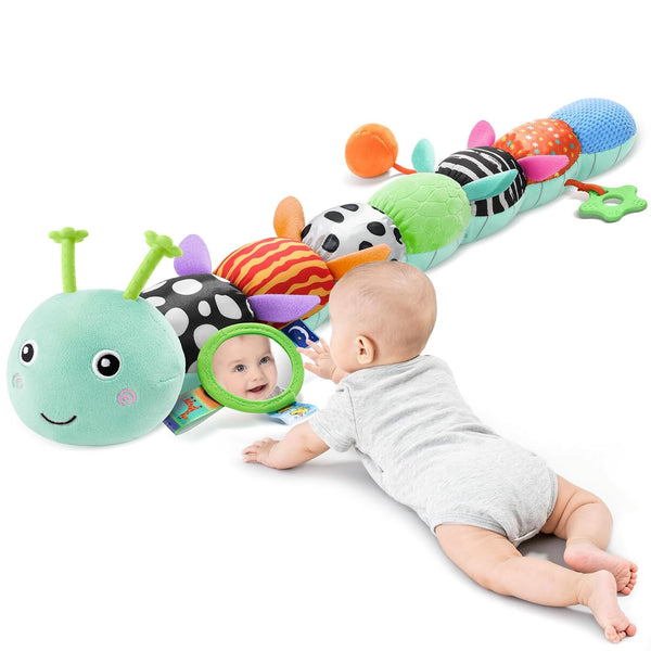 Baby Toys Sensory Musical Animal Stuffed Toy for Infant 0-3-6-12 Months Tummy