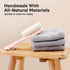 Baby Hair Brush - Soft Goat Bristles, Cradle Cap Brush for Infant, Toddler, Kids (Blush, Oval)