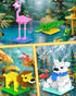 Kimiangel Party Favors for Kids - 12 Pack Mini Animals Building Blocks Sets for Goodie Bags, Christmas Birthday