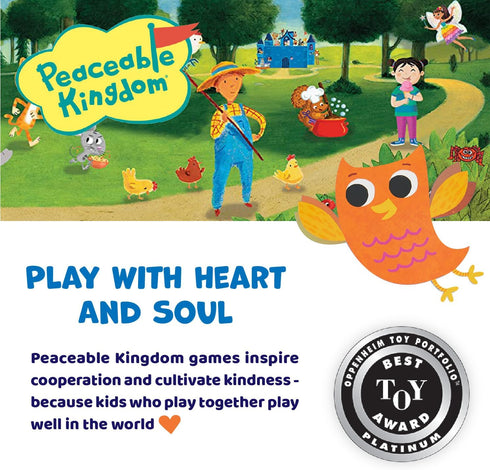 Peaceable Kingdom Hoot Owl Hoot Cooperative Color Matching Game for 2 to 4 Kids Ages 4+