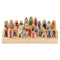 Constructive Playthings 25-Piece Wooden Community Helpers Figurine Set, Inclusive Diverse Wood Toy for Kids 3+