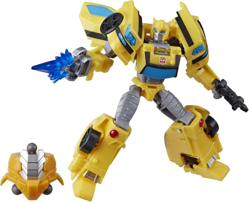Transformers Toys Cyberverse Deluxe Class Bumblebee Action Figure - Sting Shot Attack Move, 5-inch