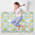 siphylline 52" 34" Cartoon Cute Fruits Cloud Blue Extra Large Resuable Changing Pad Covers Water Resistant Pee Pads