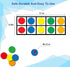 Giant Magnetic Ten-Frame Set - 5 Ten Frames and 55 Magnetic Math Counters - Classroom Toys for Kindergarten
