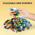 Noorastars 800 5 18 Pieces Building Bricks, Sizes Building Pieces, Classic Slope Block Bulks - Compatible with All