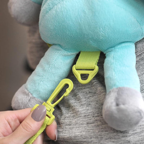 Travel Bug Toddler 2-in-1 Safety Harness (Dinosaur - Teal/Grey)