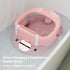 BORRAV 6 360 Baby Bath Seat for Babies Months & Up - Protection Baby Bath Chair with Temperature Alert & Cushion |