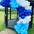 Kelfara Blue Balloon Garland Arch Kit, 109Pcs Royal Blue Pastel Balloons for Baby Shower, Birthday, Engagement