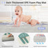 79x71 0-12 Tummy NOONKTY Extra Large Baby Play Mat for Floor, Foldable Foam Playmat for Babies Months & Kids, Non-Toxic