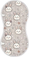 decor gift Cotton Burp Cloth Breathable Funny Farm Bunny Flower washcloths for Babies Girls