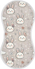 decor gift Cotton Burp Cloth Breathable Funny Farm Bunny Flower washcloths for Babies Girls
