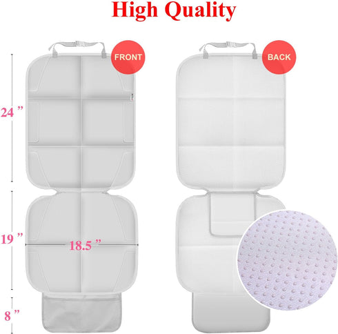 Meolsaek Car Seat Protector, Durable Waterproof Thick Pad Cover for Child Car Seat, Back Seat Protector