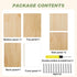 Cinnvoice 15.7'' 11'' 11'' Diorama Box Unfinished Large Display Box Wooden Display Cases for Collectibles x x