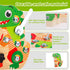8 2 3 4 5, Liangding Montessori Screw Board Toy Dinosaur for Kids, Wooden Fine Motor Skills Busy Board with Screws