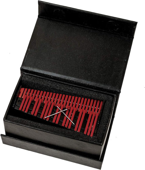 Dselvgvu Miniature Xylophone with Case Mini Marimba Percussion Musical Instrument Replica Collectible Dollhouse