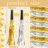12 Pieces Gold Silver Glitter Noise Makers, Metallic Fringed Party Blowers for Birthday Graduation Events 2024