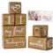 GIRVEM Baby Monthly Milestone Blocks for Boy or Girl, Milestones Age Photo Block