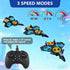 NXD 360 Foam Remote Control Airplanes RC Planes for Kids Adults Beginners, Outdoor Stunt RC Airplane Toy with Flips