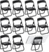 12pcs Mini Foldable Chairs for Dollhouse, Mini Stand Model Chair & Desk Phone Stand Decoration