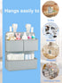 80+ Hanging Diaper Organizer for Bassinet/Crib/Playpen/Playard Hold Diapers - Changing Table Diaper Holder Attachment