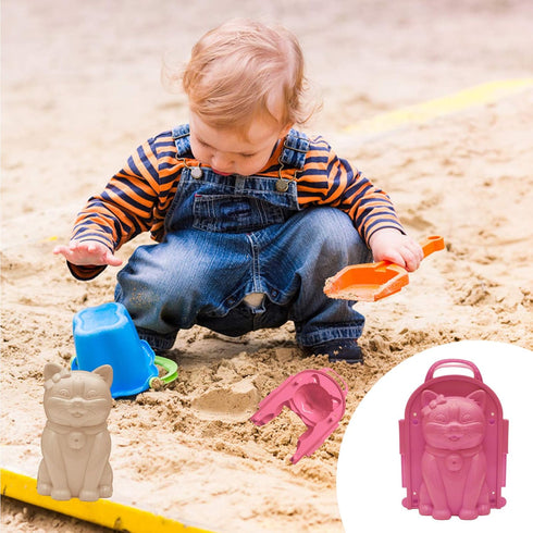 Snow Mold and Sand Mold, 3D Shape Playing Mold for Kids, Outdoor Toy for Beach and Snow Activities (4 PCS)