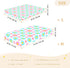 miaozhen 1 Pack 52x28 Cotton Crib Sheets for Baby Boys Girls Comfy Breathable Daisy Flower Peach Blue White Toddler