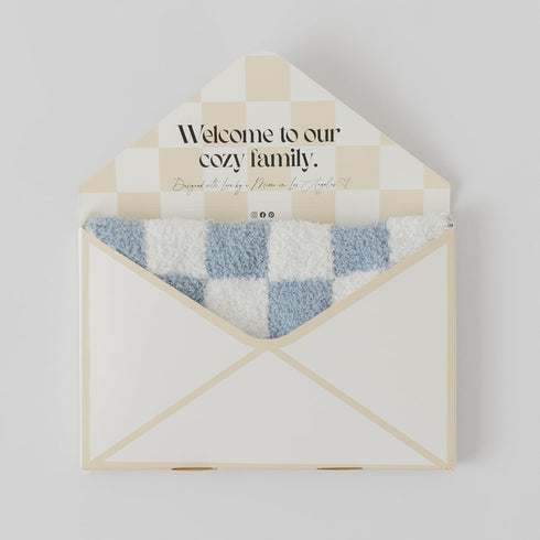 Cozy 9x9 Orelle Checkered Baby Lovey | Pacifier Holder | Ultra-Soft & Loveys for Babies | Newborn Gift & Registry