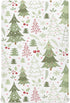 Jihqo Cartoon Christmas Tree Crib Sheets for Boys Girls Pack N Play Sheet