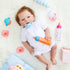 7 Set Seematn Pcs Baby Doll Bottles Accessories Disappearing Doll Feeding Milk and Juice Bottles with Toy Pacifier Baby