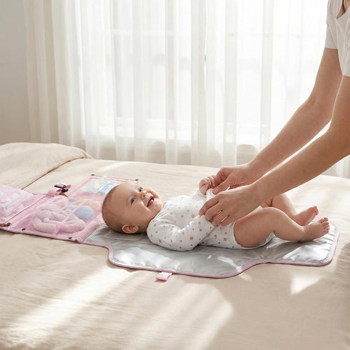 UBRAVOO Portable Diaper Changing Pad - Baby Diaper Changer Travel Bag with Wipes Pocket, Smart Design Portable Changing