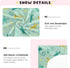 Vdsrup 52 28 9In Crib Sheets for Boys Girl Green Lizards Chameleons Breathable Mini Crib Mattress Sheets Fitted