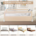 59-in (1 Pack, HONEY JOY Bed Rail for Toddlers, Extra Long, Portable Safety Bed Guardrail w/Double Safety Child Lock