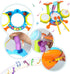 Set 1-3, 2 6 12 18 POKONBOY Kids Drum for Toddler Musical Instruments Learning Toys with Drum Sticks Adjustable