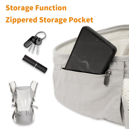 3-in-1 Baby Carrier Newborn to Toddler, Lightweight Structured Ergonomic Design for Infant Carrier with Plus Size