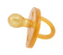 1 Count (12-18 SWEETIE Rubber Pacifier Natural Rubber Pacifier Rounded Heart Shape Rubber Original Natural Rubber