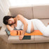 SUPVOX Carrot Shaped Cervical Support Pillow Versatile Leg Roll Cushion for Pregnancy Back and Neck Support Removable