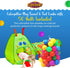 50 2 Kiddey Caterpillar Kids Play Tunnel and Tent with Balls Pc. Crawl Through Baby Ball Pit Pop up for Toddler