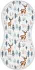 KEIGE 4Pcs Girls,11x22in,A110943 Woodland Deer Burp Cloth,Unisex Large Absorbent Soft Cotton Muslin Burping Cloths