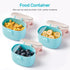 NCVI Baby Formula Dispenser On The Go, Formula Container To Go, Formula Holder for Travel, Outdoor Picnic with Baby