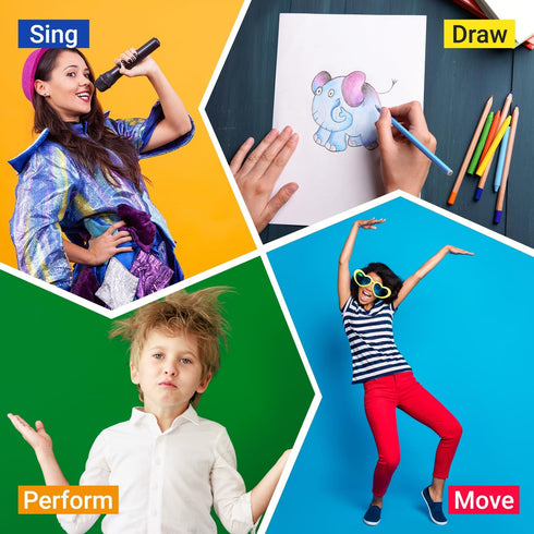 Talent Jam - Hilarious Talent Show & Charades Game - Fun Family Games for Kids and Adults - Game Night for Teens