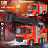 Leopmase Set, 2 2 4 Remote Control Fire Truck, RC Fire Truck Toy Firetruck with Fire Extinguisher, Dolls, Traffic