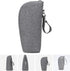 VOSAREA Insulated Bottle Bag Thermal Nursing Bottle Pouch Leak-proof Grey Portable Breast Milk Storage for Outdoor