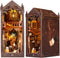 DIY Miniature Book Nook Dollhouse Room Kit - Magic Library for Teens and Adults