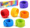 Sensory Fidget Toys for Kids: Textured Silicone Slap Bracelets 6 Pack, Stress
