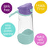b.box 15oz Sport Spout Bottle: Kids Water Bottle with Durable Tritan, Leak Proof, BPA Free (Lilac Pop)